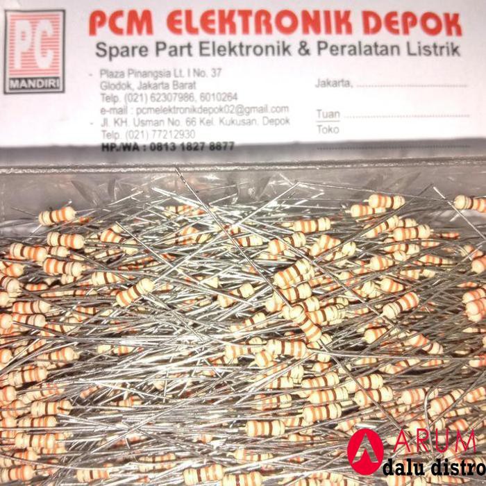 120 Resistori A Film Metallico 330K Ohm 1/4W – Precisione ±1% Per I Tuoi Progetti Elettronici E Riparazioni