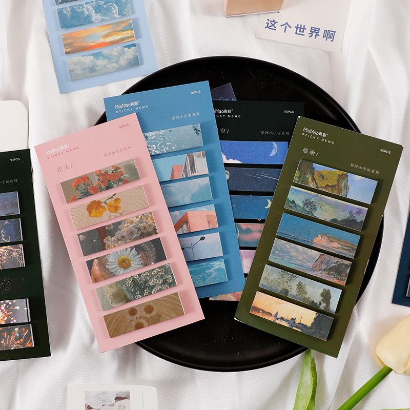 Jual 90pcs / pack Sticky Notes Bookmark / pembatas buku / book page ...