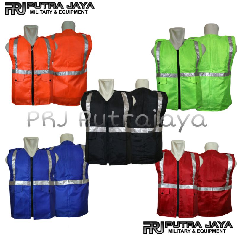 Jual Rompi Safety/Rompi Proyek/Rompi Parkir/Rompi Prasit/Parasut/Rompi ...