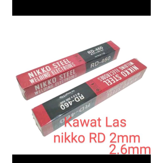 Jual Kawat Las RD 260 , RD 460 2.0mm x 300mm NIKKO STEEL | Shopee Indonesia