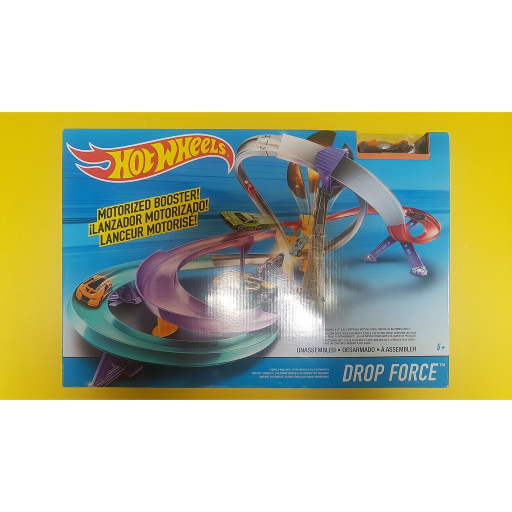 Hot wheels drop force track set on sale