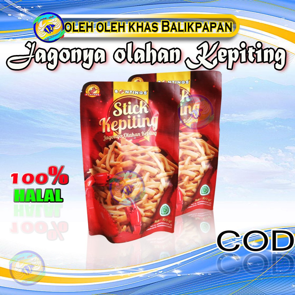 Jual stick cimi cimi cimicimi kepiting olahan seafood cemilan sehat ...