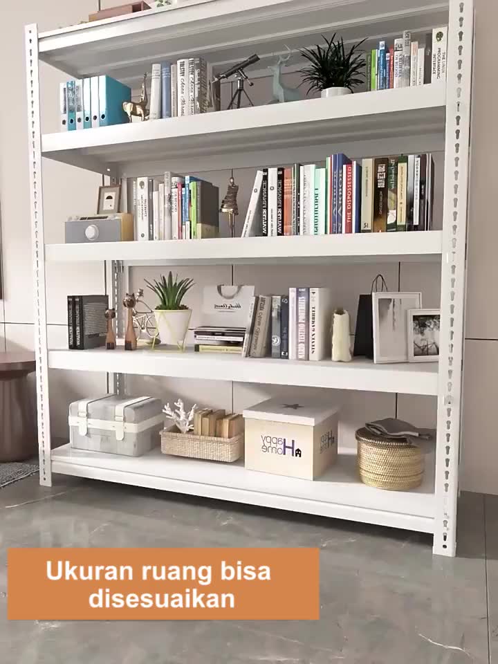 Jual Damaindah Rak Besi Siku 5 Susun 100% Besi Rak Gudang Rak Serbaguna ...