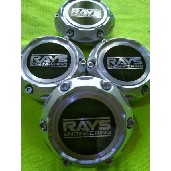 Jual Dop center velg logo RAYS ENGINERING.Variasi cembung silver ...