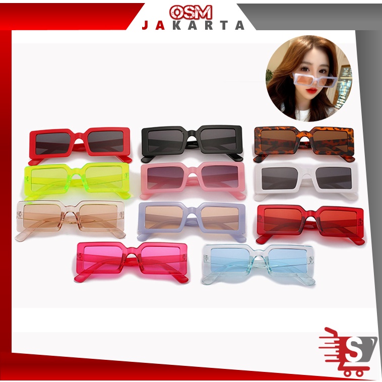 Jual OSM JKT F5351 Kacamata Petak Fashion Wanita Korea / Kacamata Gaya