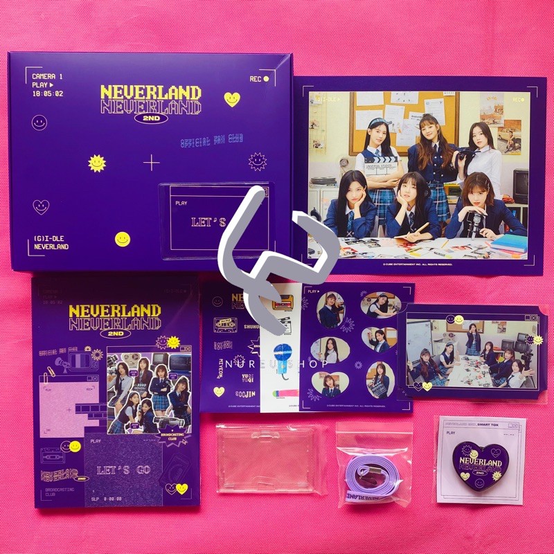 Jual (G)I-DLE - NEVERLAND 2nd Generation Official Fanclub