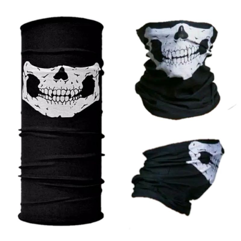 Jual masker baf bandana slayer multifungsi non jahit gambar rahang ...
