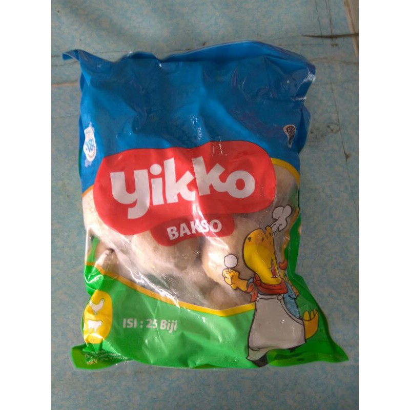 Jual Yikko Bakso Sapi Tenis 1kg Isi 25biji Shopee Indonesia