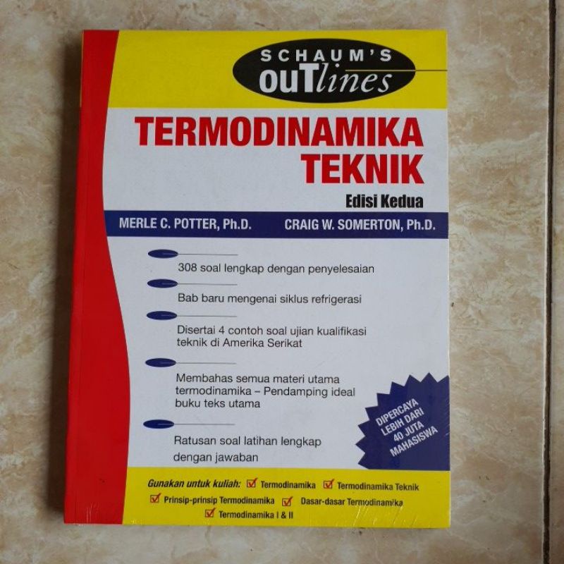 Jual original schaums outlines termodinamika teknik shopee indonesia