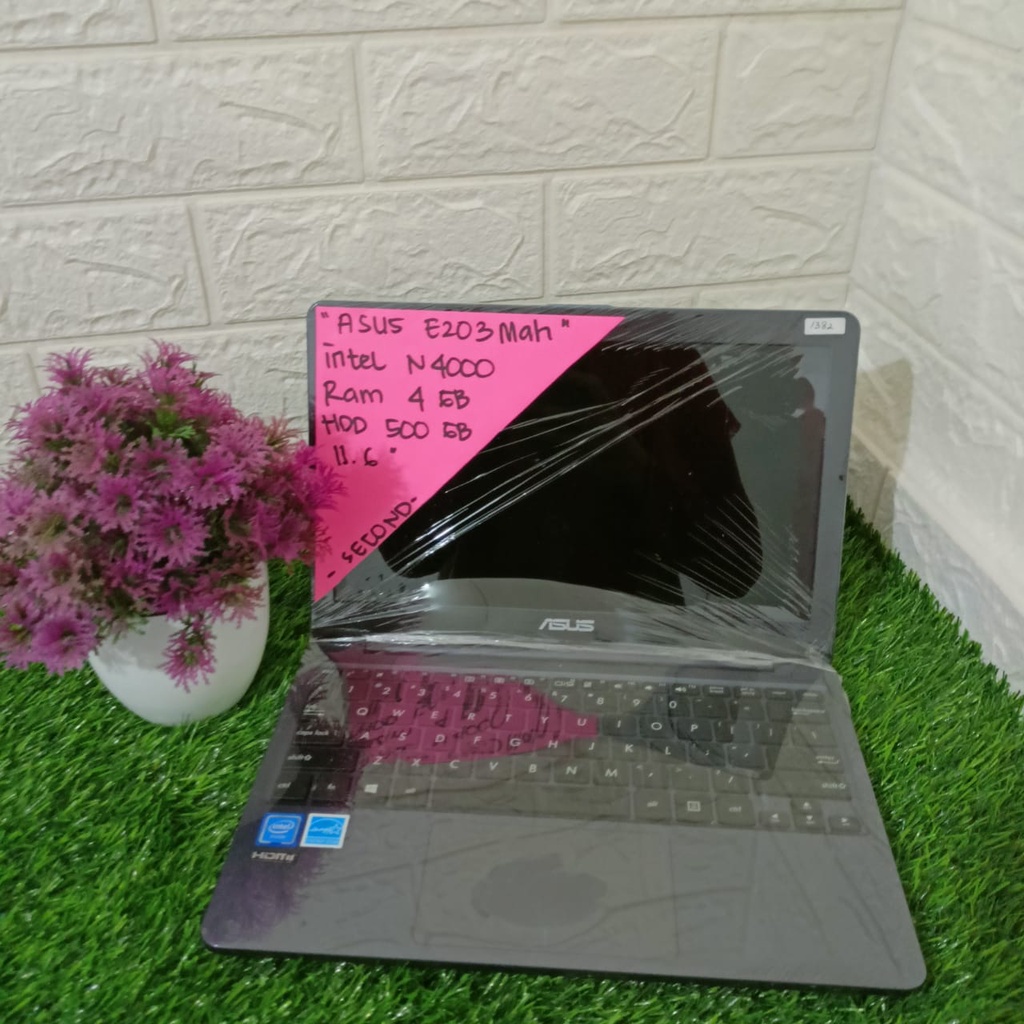Jual ASUS E203MAH INTEL N4000 RAM 4GB HDD 500GB 11,6 INCH | Shopee ...