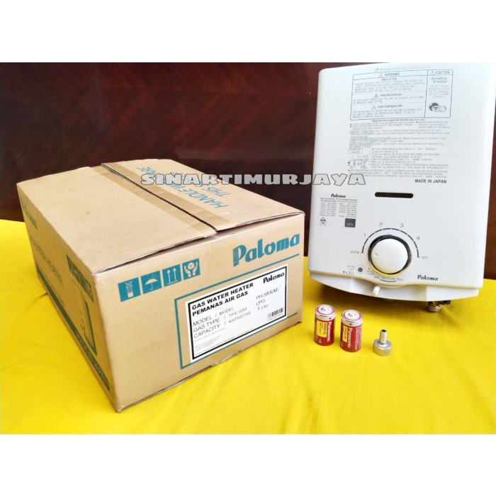 Jual marchelrefly WATER HEATER PALOMA / PEMANAS AIR LPG PH5RX
