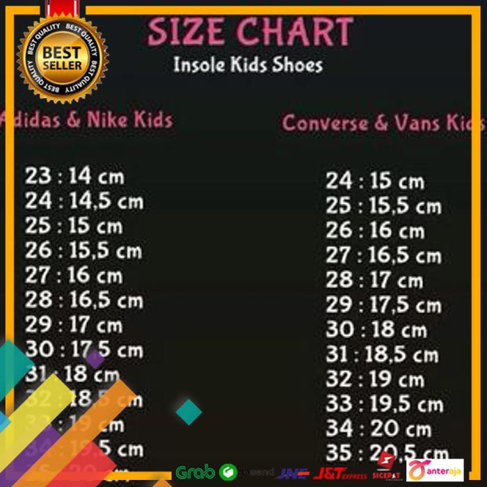 Size sepatu converse store