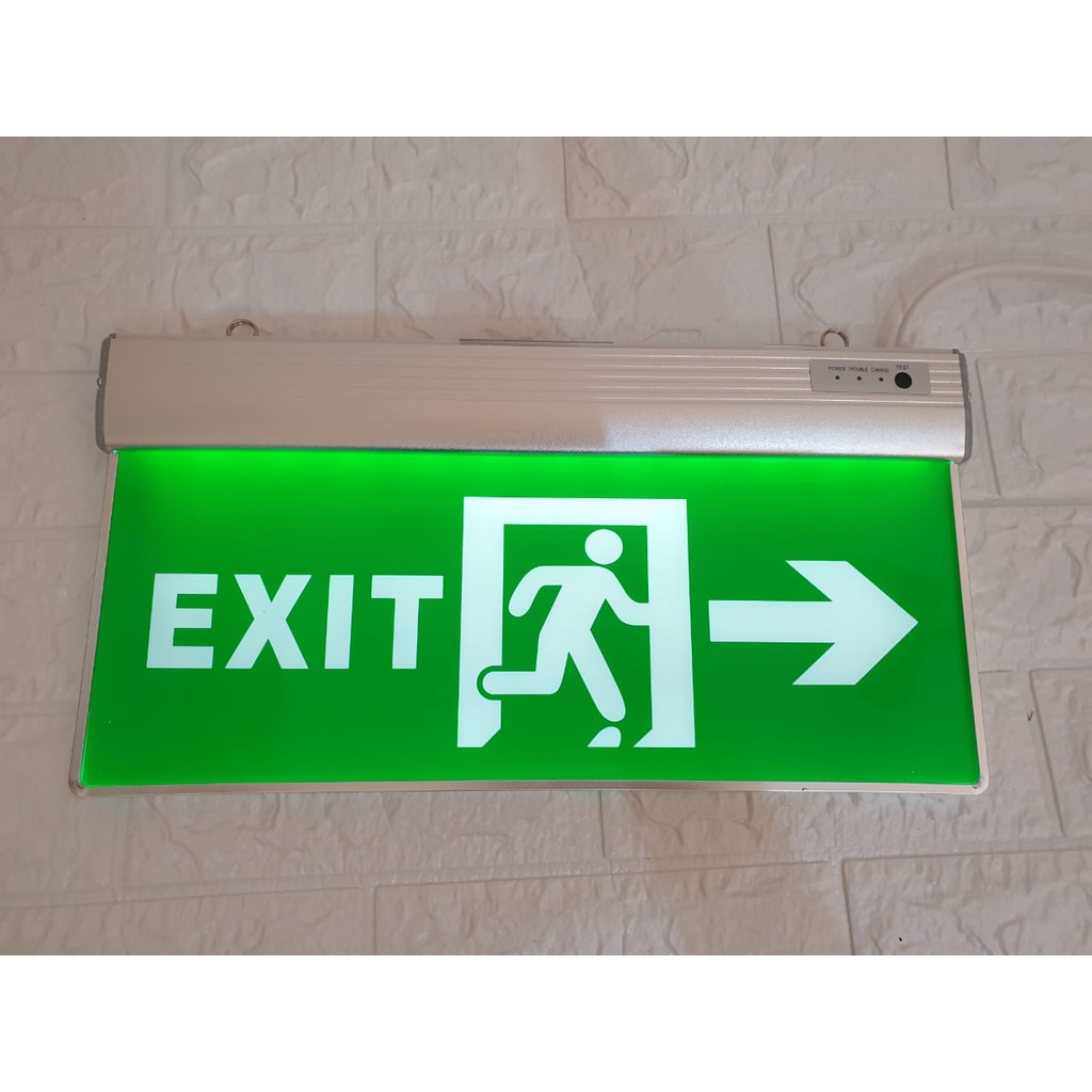 Jual LAMPU EXIT LED ACRYLIC / LAMPU DARURAT / EMERGENCY EXIT / SIGN ...