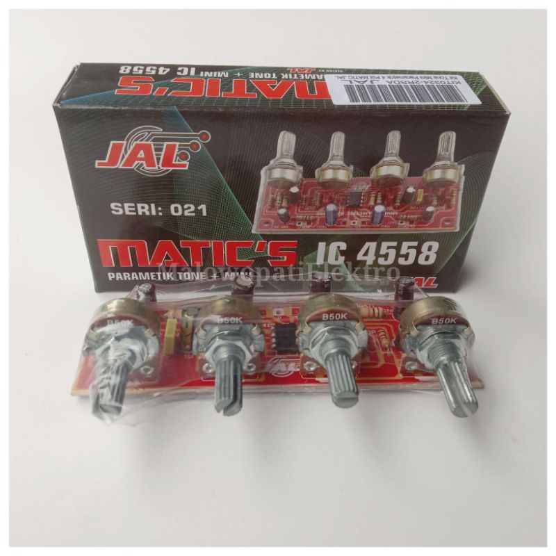 Jual Kit Tone Control Mini Parametrik Matics JAL Mono | Shopee Indonesia