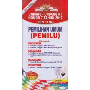 Jual Buku Undang-Undang Tentang Pemilihan Umum (Pemilu) | Shopee Indonesia