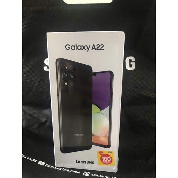 Jual SAMSUNG GALAXY A22 LTE 6/128 BLACK | Shopee Indonesia