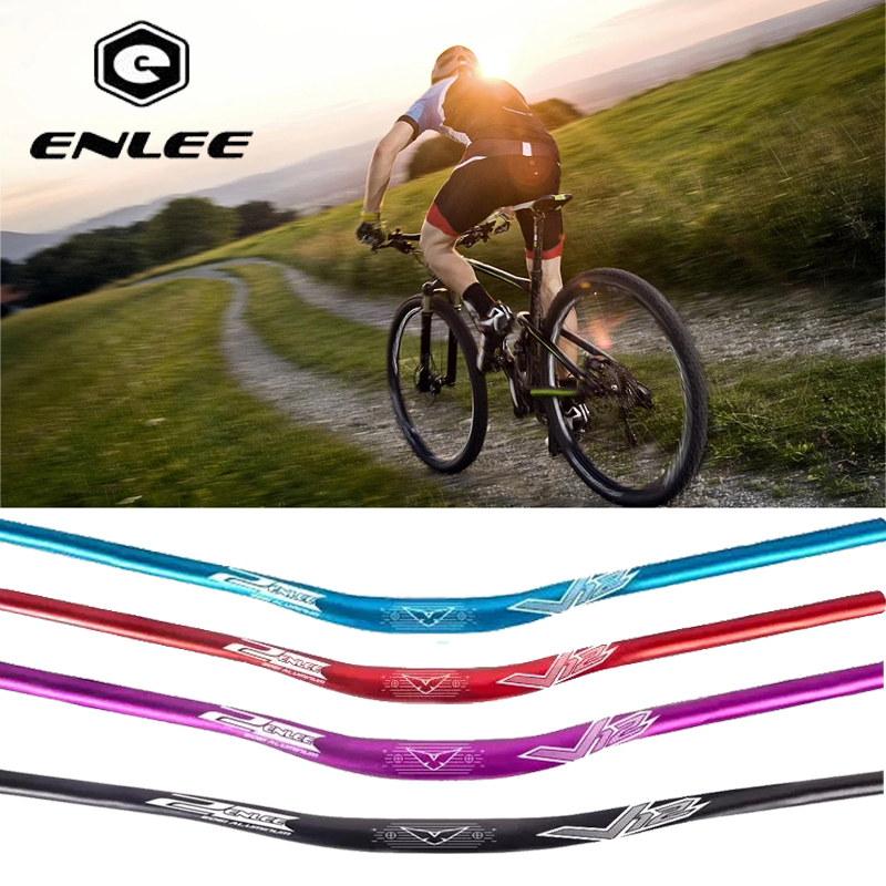Jual Enlee 780mm Laser Carving Stang Riser Sepeda Gunung Bahan Logam ...