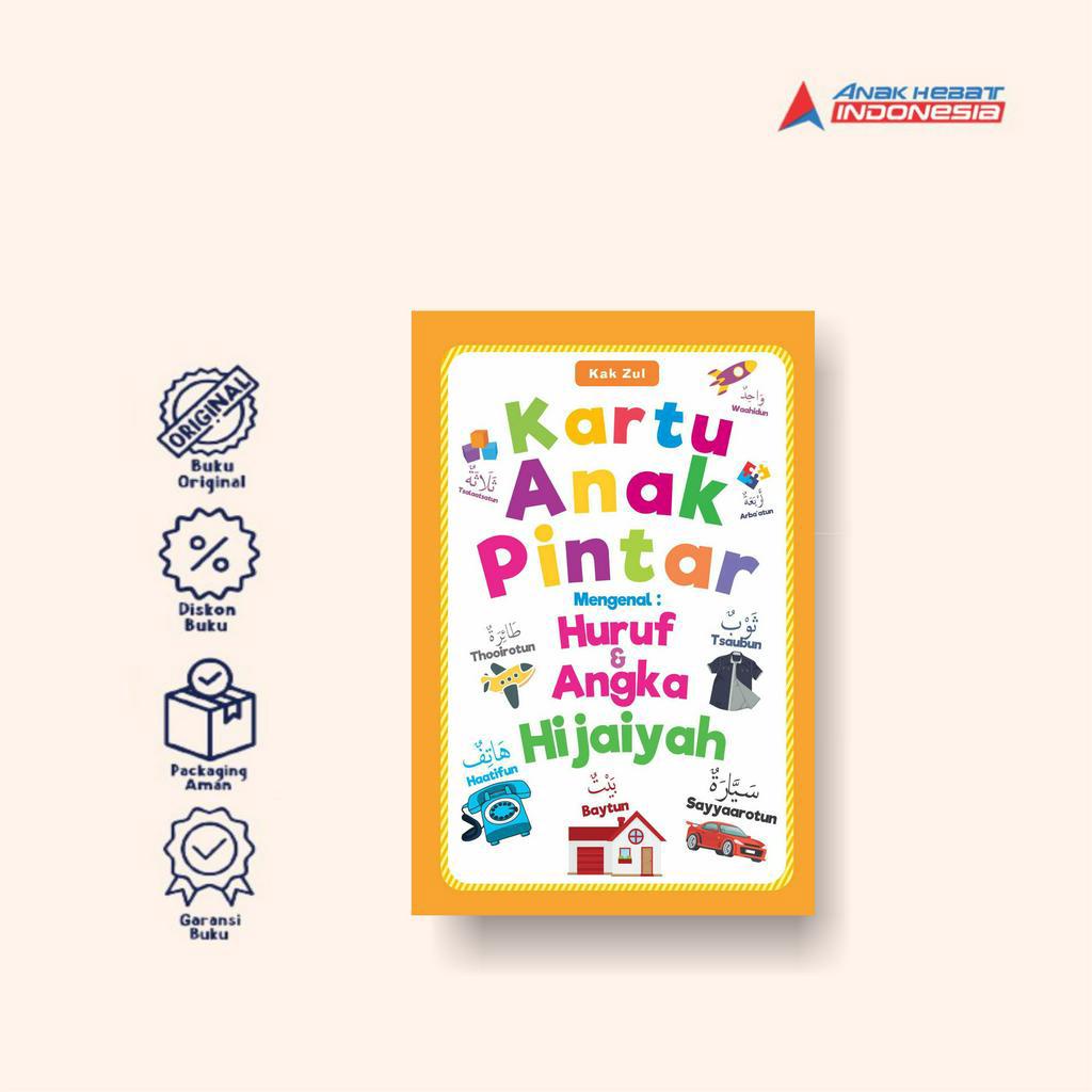 Jual Buku Kartu Anak Pintar Mengenal Huruf Dan Angka Hijaiyah - Anak ...