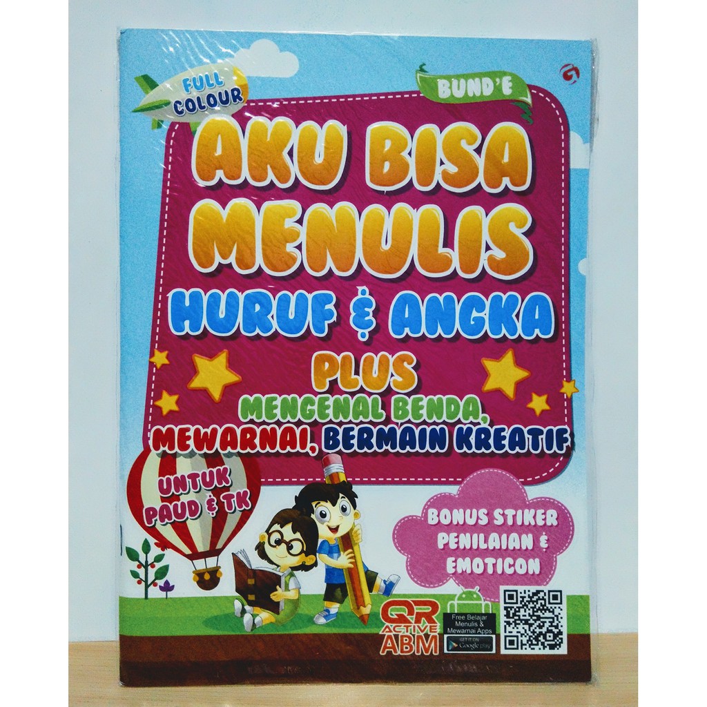 Jual BUKU ANAK PAUD & TK (Belajar MENULIS HURUF Dan ANGKA) | Shopee ...