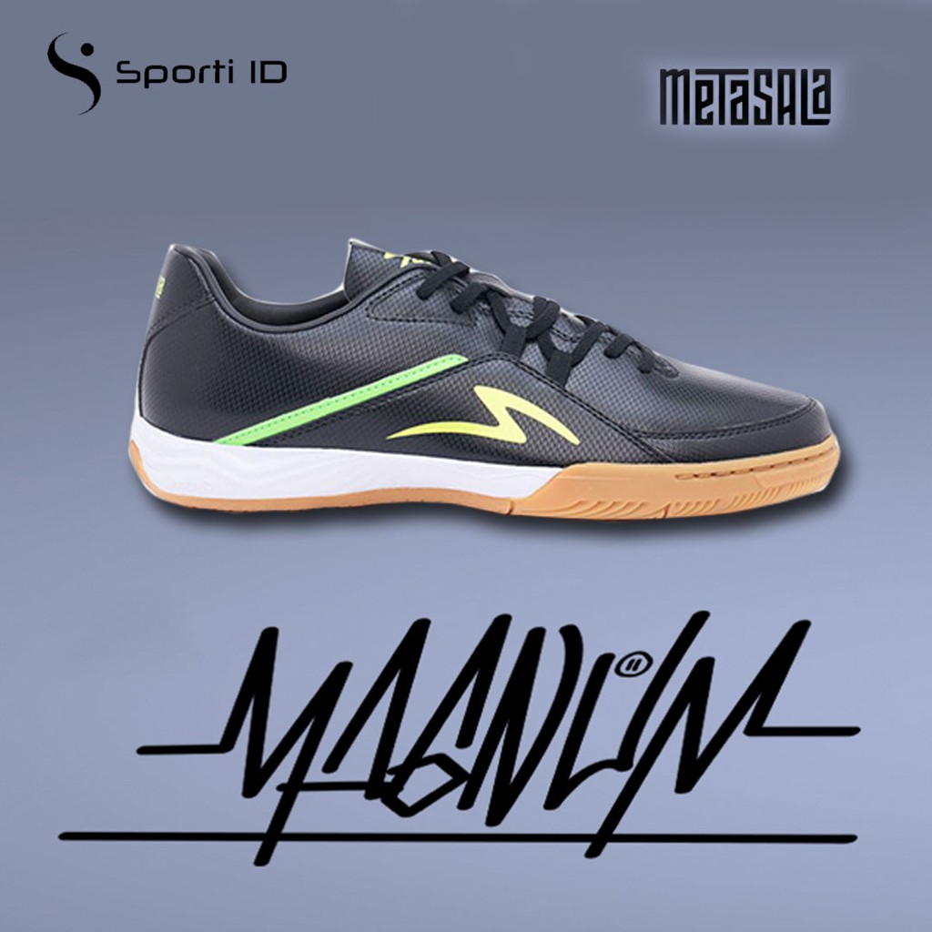 Jual Sepatu Futsal Specs Metasala Magnum IN Black Yellow Original Shopee Indonesia