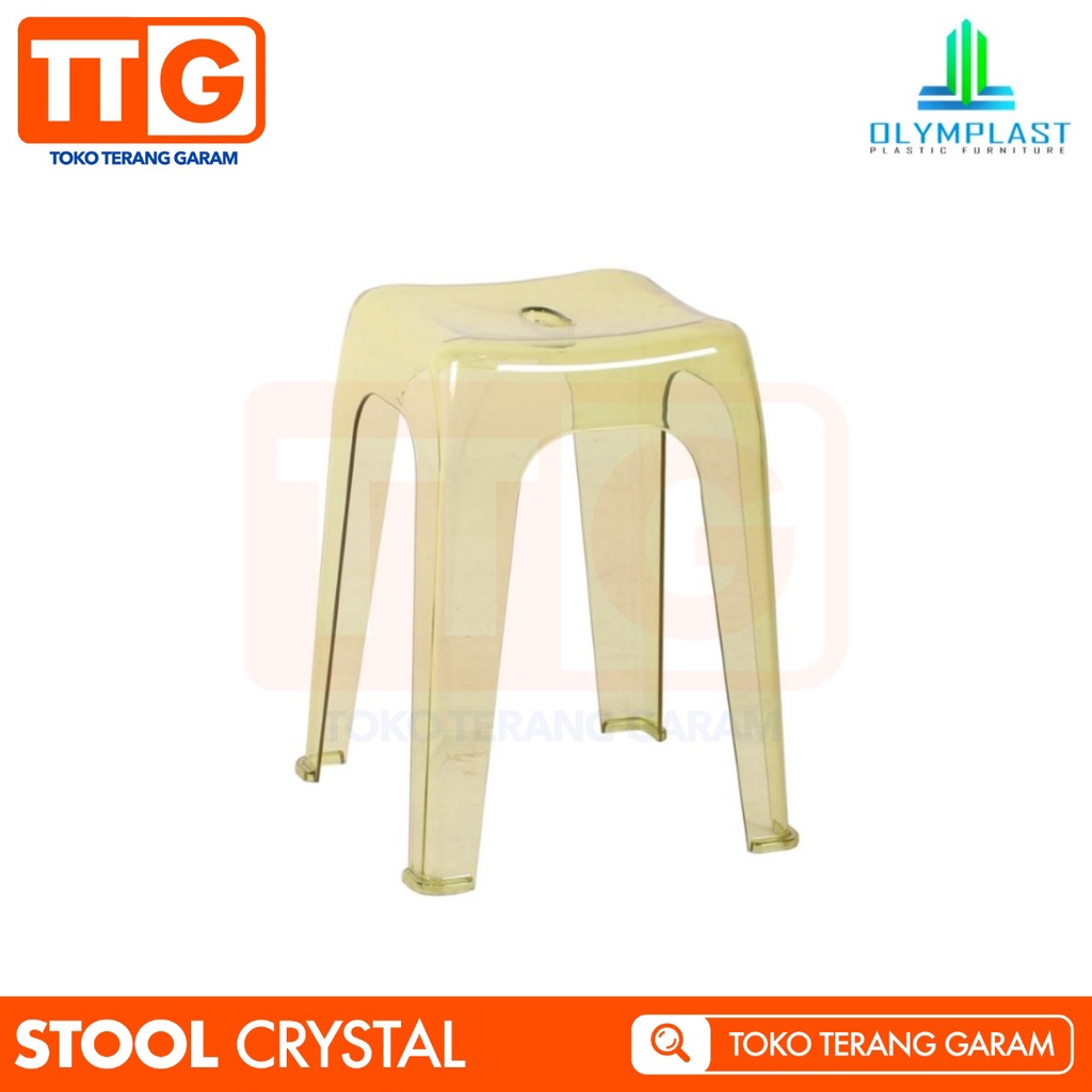 Jual Olymplast Kursi Bangku Chair Bakso Dingklik Square Stool Crystal