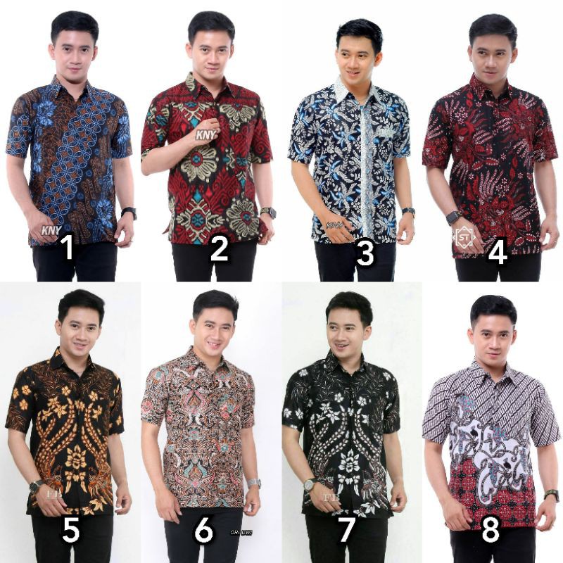 Jual BAJU BATIK PRIA ABADI BATIK KEMEJA BATIK PRIA LENGAN PENDEK
