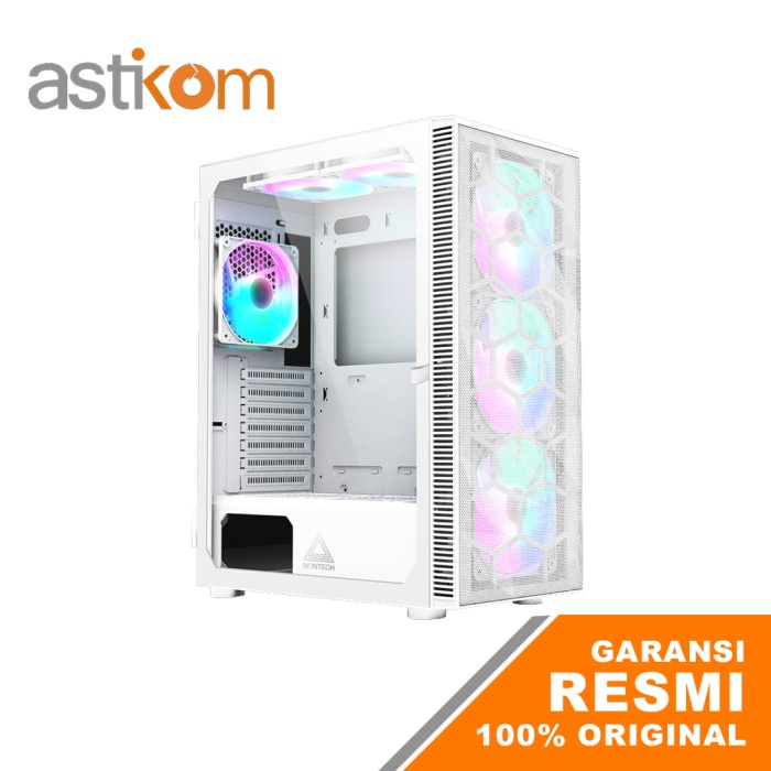 Jual Casing PC Montech X3 Mesh White Tempered Glass ATX | Shopee Indonesia