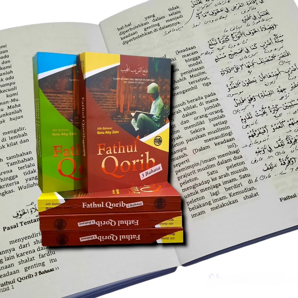 Jual Fathul Qorib 3 Bahasa 2 JILID Buku Makna Pesantren dan Kitab