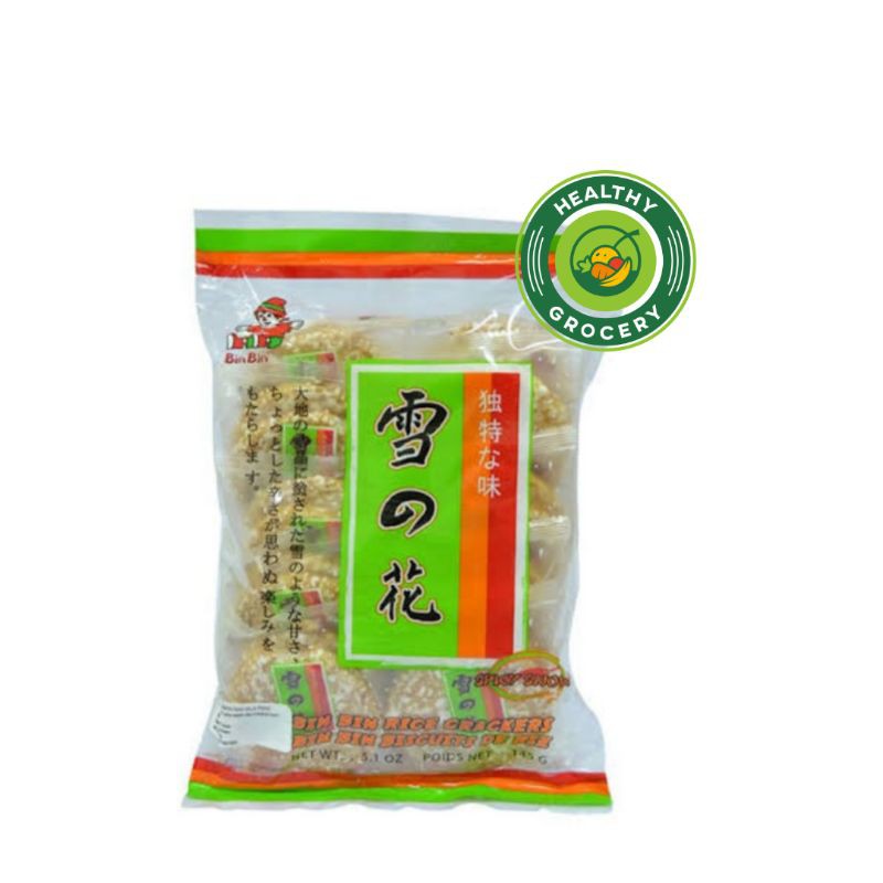 Jual BIN BIN Rice Crackers ORIGINAL / SEAWEED / SNOW / SPICY / CORN CHEESE / Binbin Shopee
