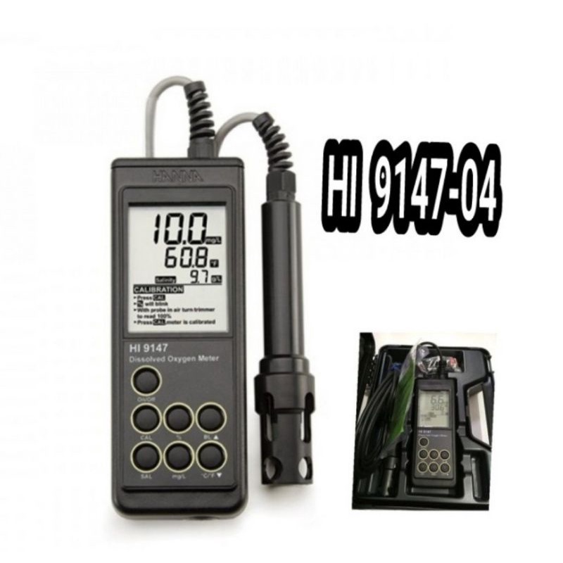Jual Hanna HI914704 Dissolved Oxygen Meter for Fish Farming, 4m Probe