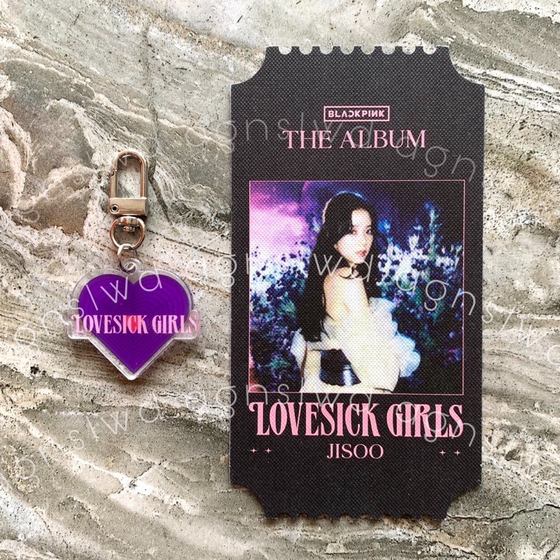 Jual Blackpink The Album Special Kit Jisoo Ticket (BLACKPINK OFFICIAL ...