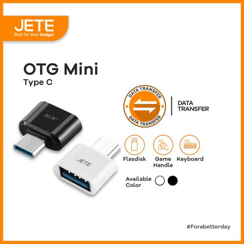 Jual Jete Otg Type C Otg Mini Type C Converter Type C Shopee Indonesia