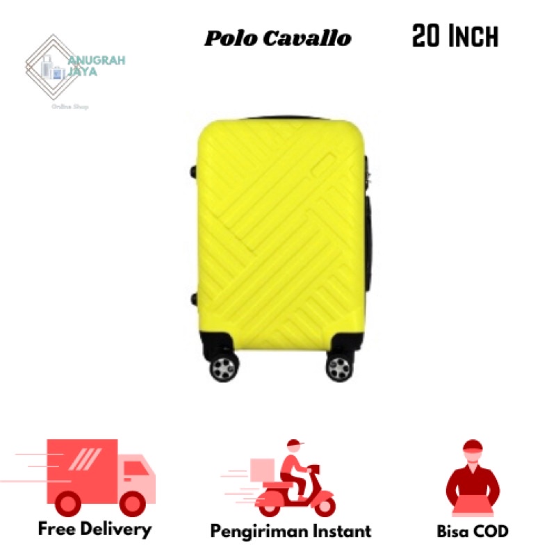Jual Koper Polo Cavallo KJ 171 Ukuran 20 Inch Size Cabin | Shopee Indonesia