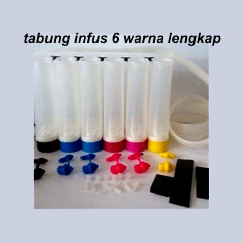 Jual Tabung Infus Selang Warna Ciss Epson Canon Lengkap Shopee Indonesia