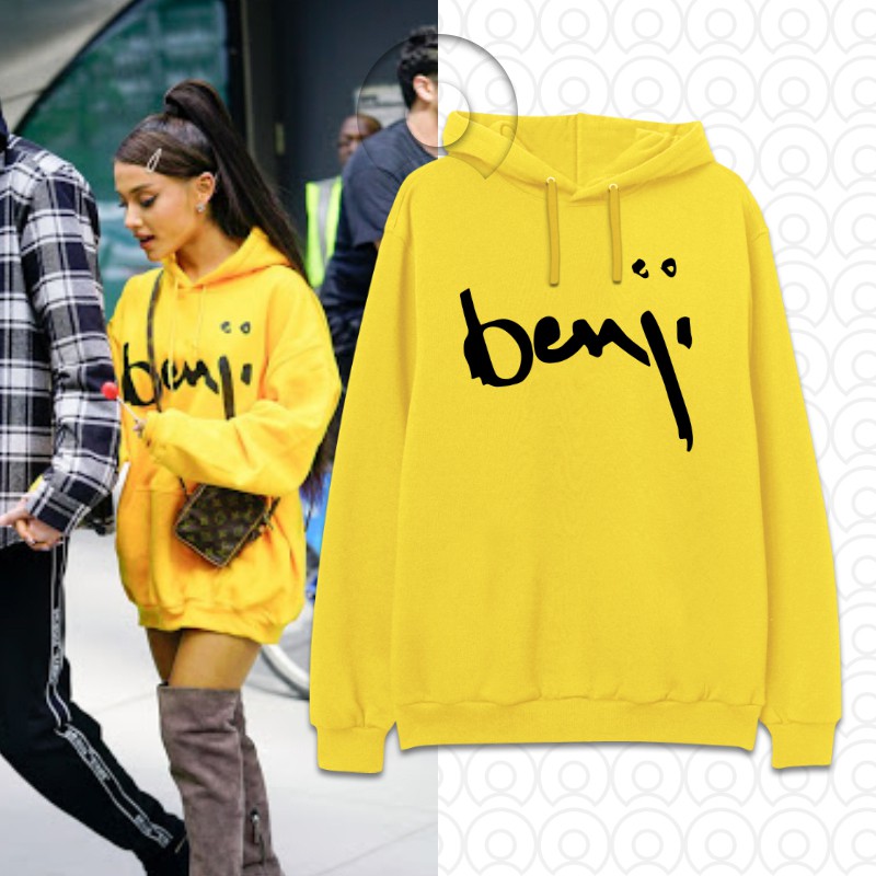 Ariana grande yellow sweatshirt hotsell