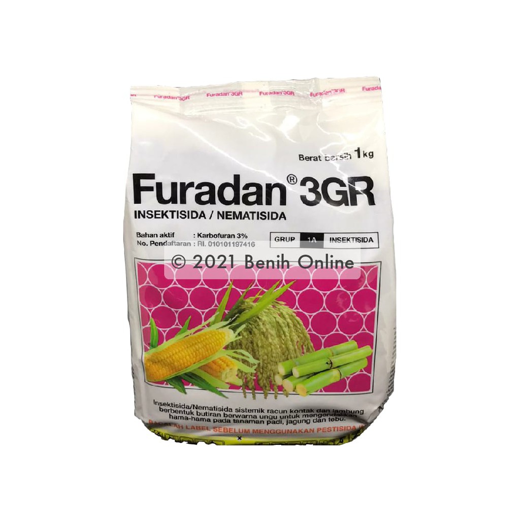 Jual INSEKTISIDA NEMATISIDA - FURADAN 3GR - 1 KG - pembasmi hama tanah ...