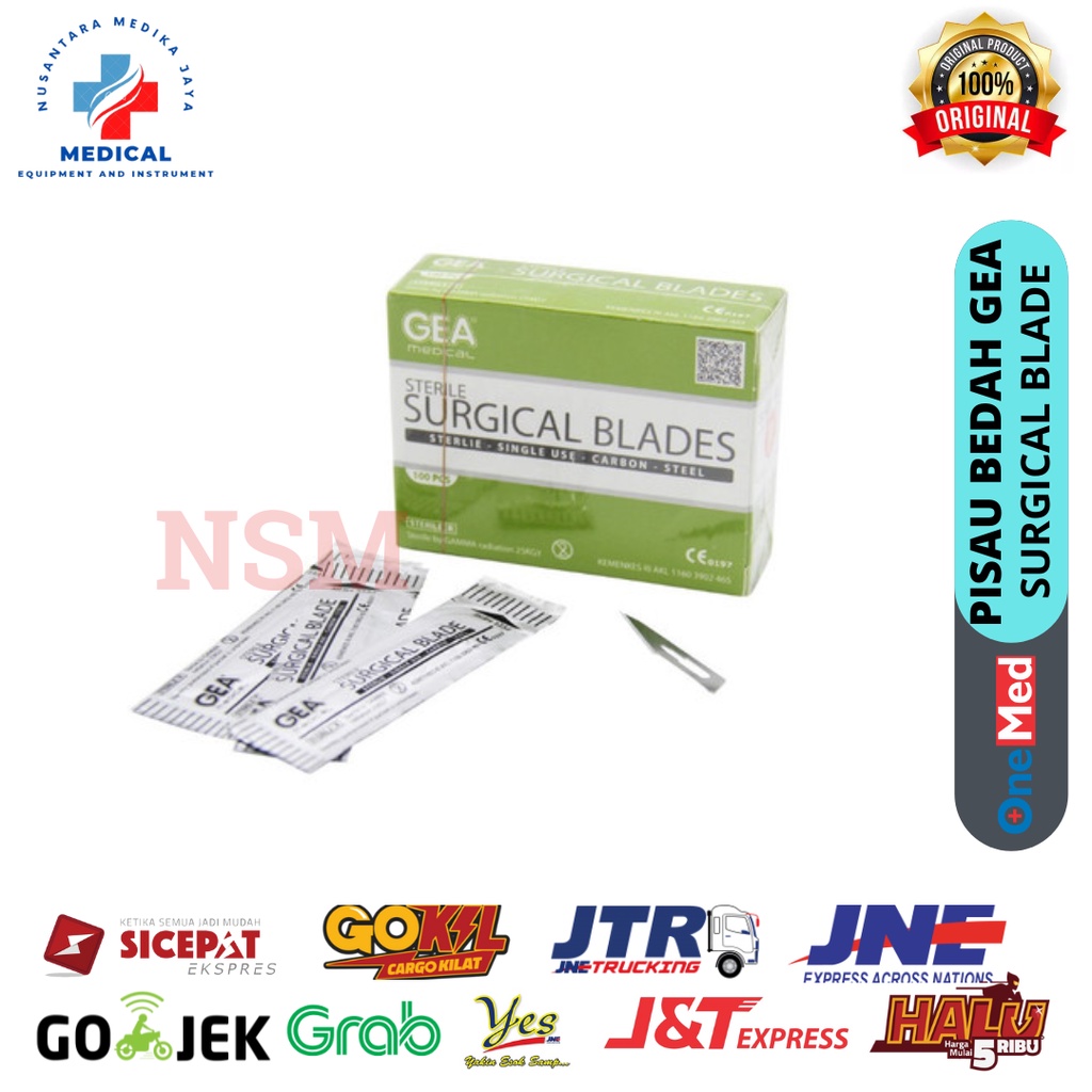 Jual Gea Medical Surgical Blade Pisau Bedah Bisturi Mata Pisau