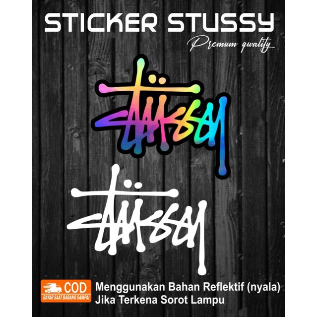 Jual sticker STUSSY, stiker stussy logo stiker stussy logo stussy ...