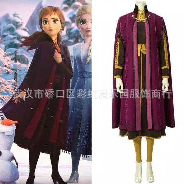 Jual ORI Import Adult Dress Frozen Dewasa Cosplay Anna Set Costume ...