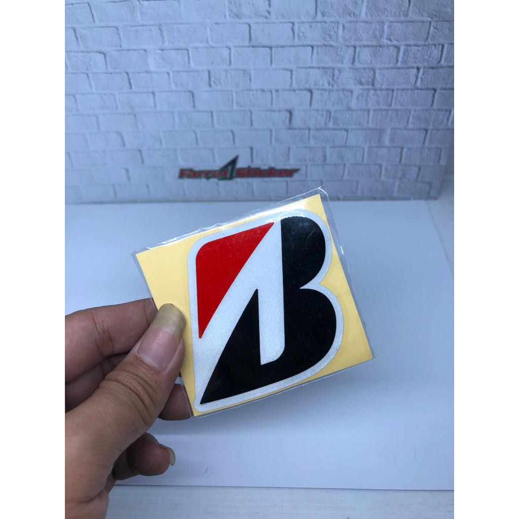 Jual Stiker Sticker B BRIDGESTONE 7 X 7,5 | Shopee Indonesia