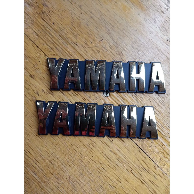 Jual Logo Emblem Tengki Yamaha Rx King Rxk Rxs Rx Z Kualitas Bagus Warna Gold Shopee Indonesia