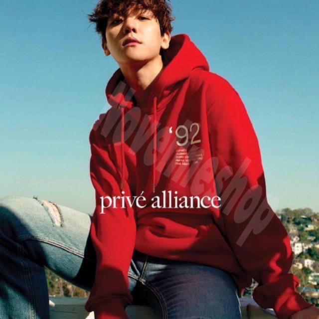 EXO BAEKHYUN purchases - PRIVÉ ALLIANCE- CLOUD HOODIE, MEN'S SZ L, NEW, K-POP