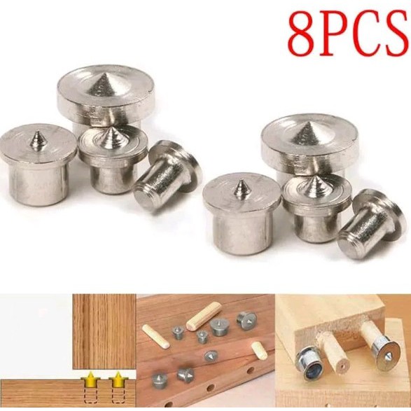 Jual DOWEL CENTER PIN 8pcs dowel marker point sambungan kayu bor dowel