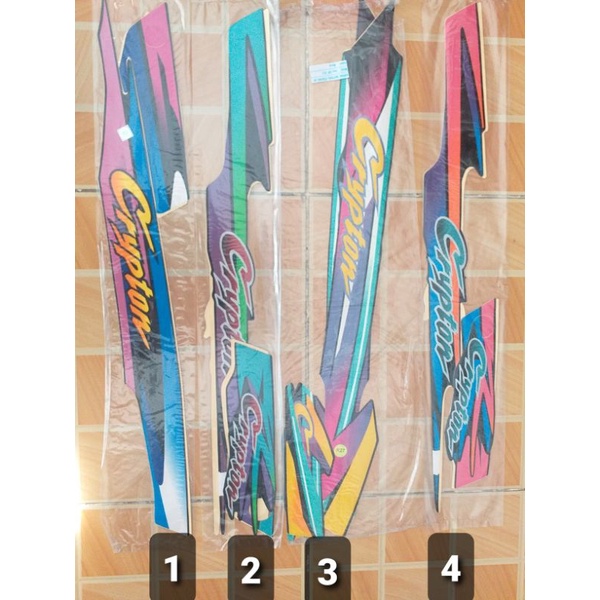 Jual striping sticker yamaha crypton | Shopee Indonesia