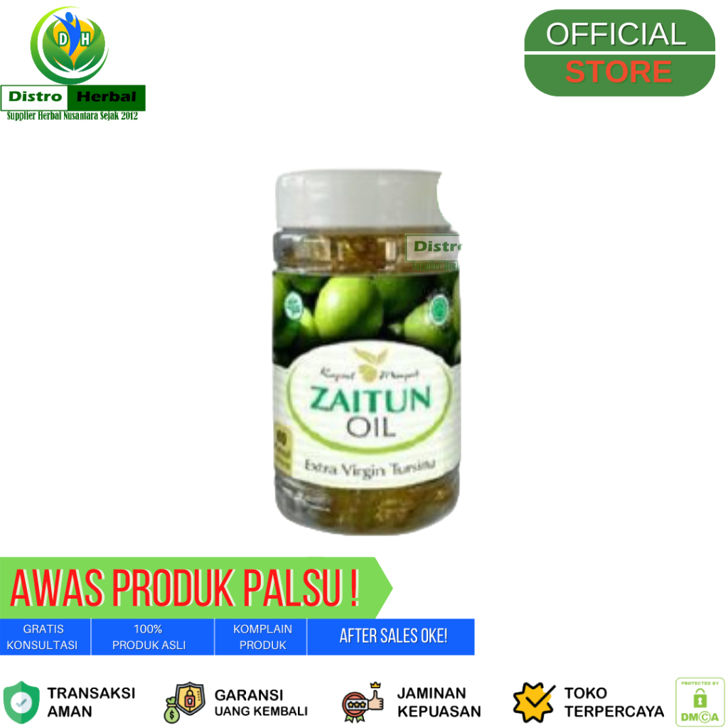 Jual Kapsul Minyak Zaitun Extra Virgin Herbal Indo Utama Kapsul Shopee Indonesia