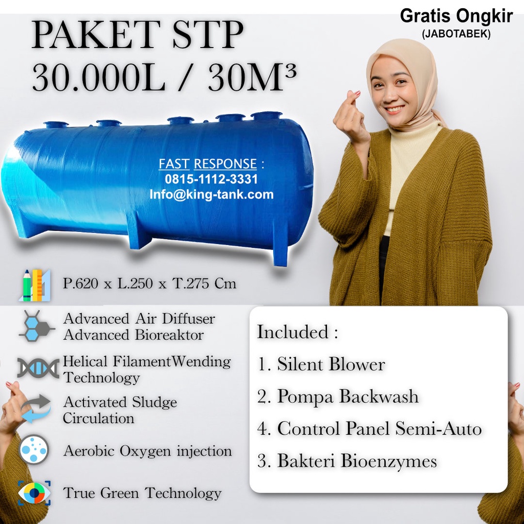 Jual STP BIOTECH Tangki 30000 Liter / 30m3 | Shopee Indonesia