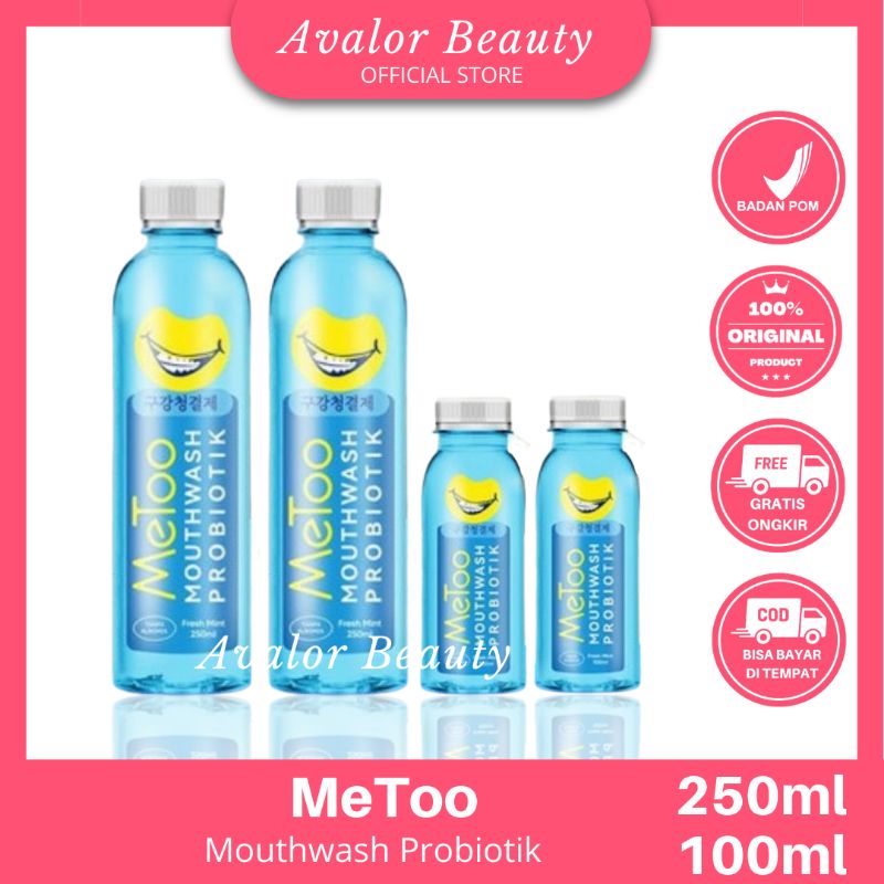 Jual METOO MOUTHWASH FRESH MINT / OBAT KUMUR PROBIOTIK Shopee Indonesia