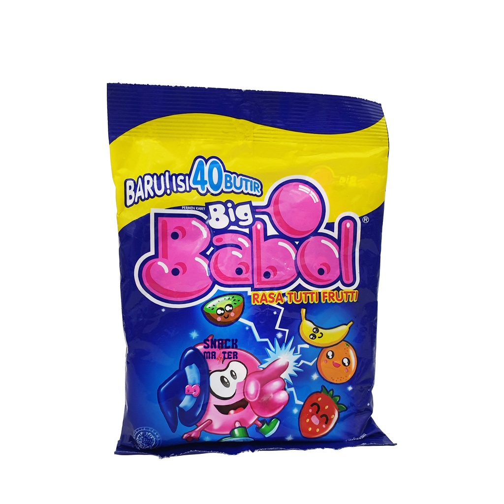 Jual Permen Karet Big Babol Zak - Netto 128 gr (Isi 40 butir) | Shopee ...