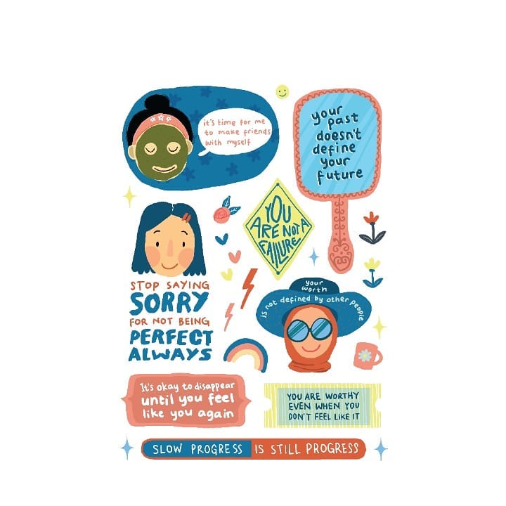 Jual Stiker Kesehatan Mental | Mental Health | Lugina Studio | Shopee ...