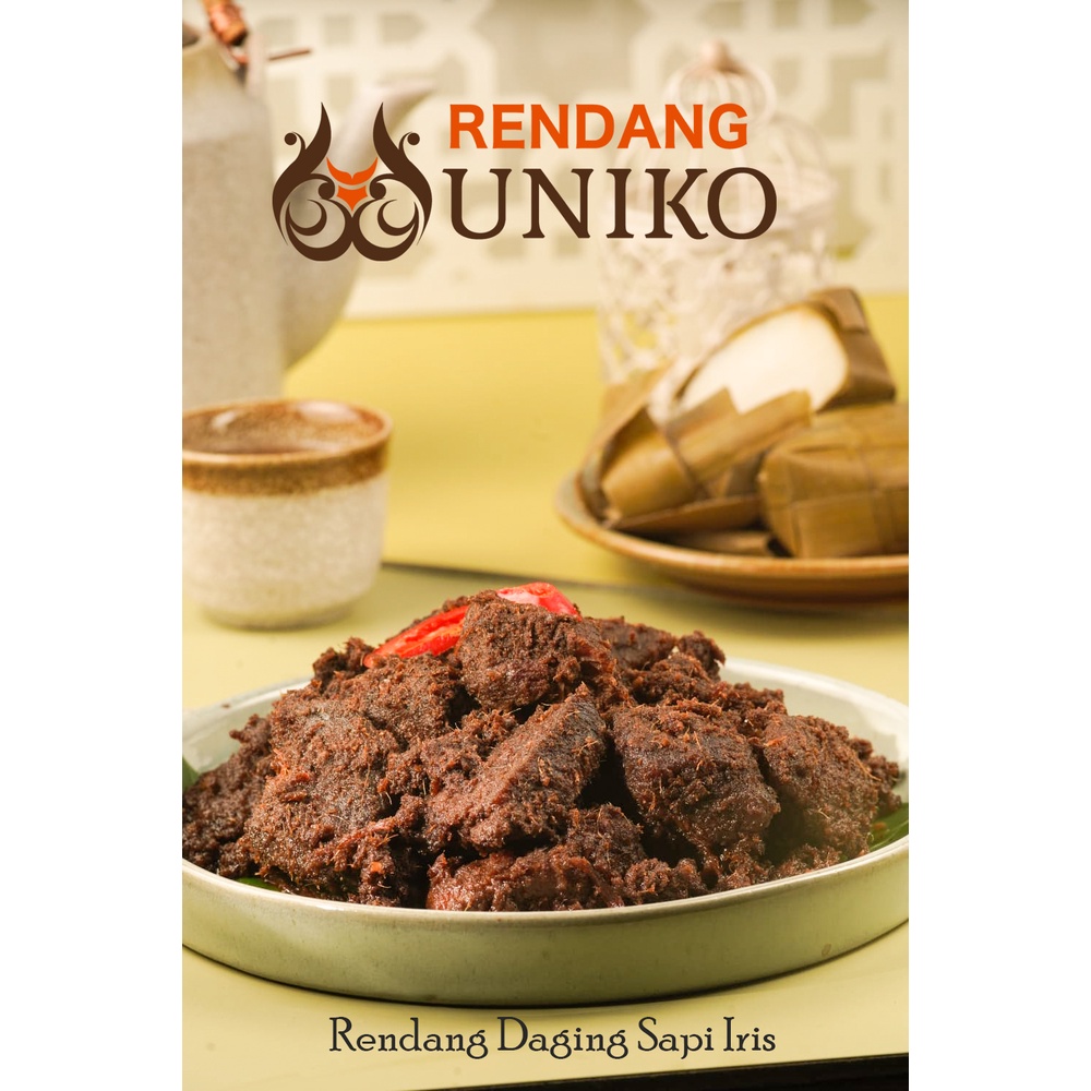 Jual Rendang Sapi Siap Saji Khas Minang Asli Padang Kemasan 300gram